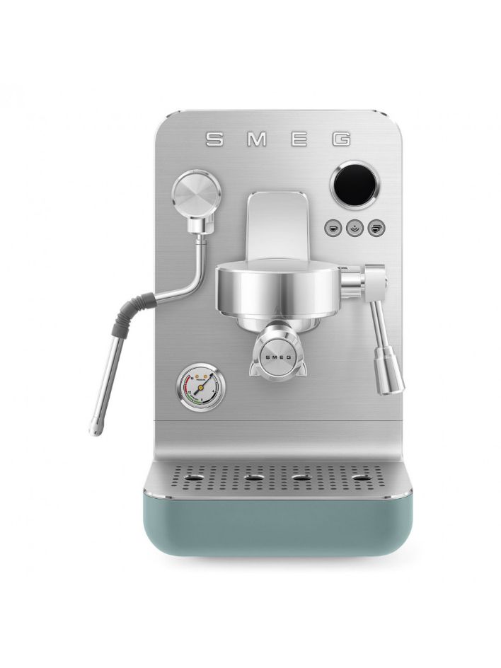 Кофемашина рожковая Smeg EMC02EGMEU, изумрудно-зеленый