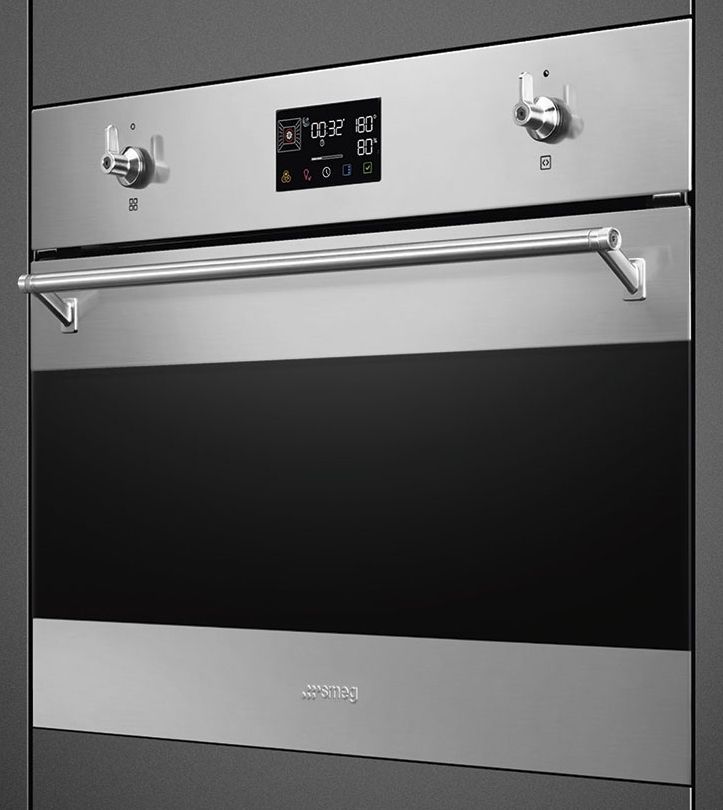 Духовой шкаф SMEG SO4302S3X, серебристый
