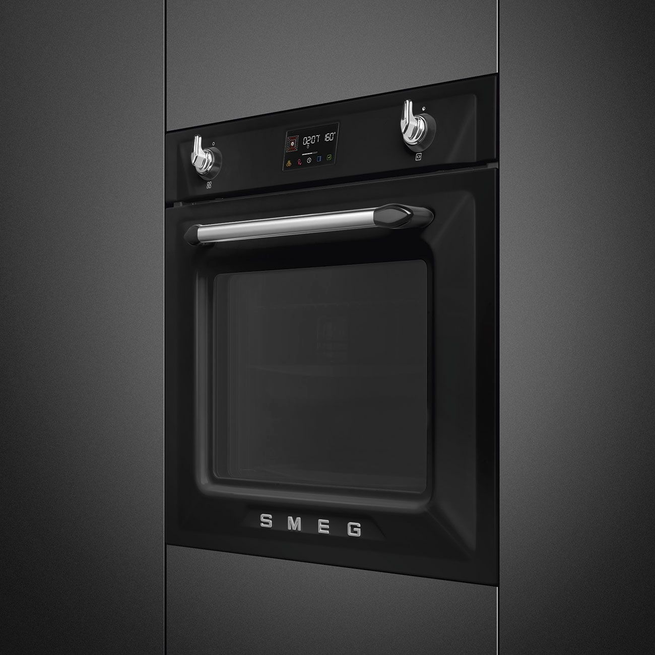 Духовой шкаф SMEG SOP6902S2PN, черный