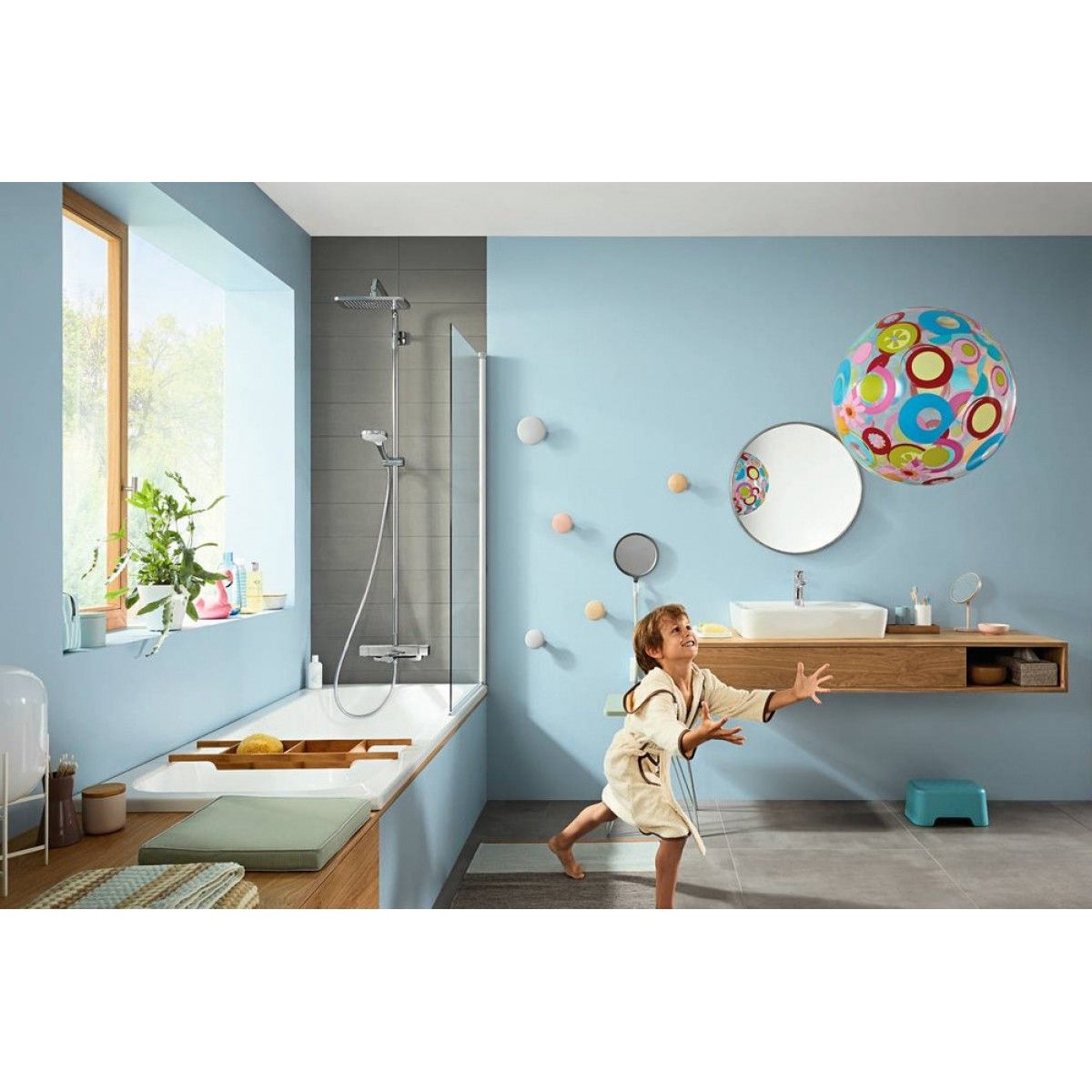 Душевая стойка Hansgrohe Croma 27687000 (с термостатом)