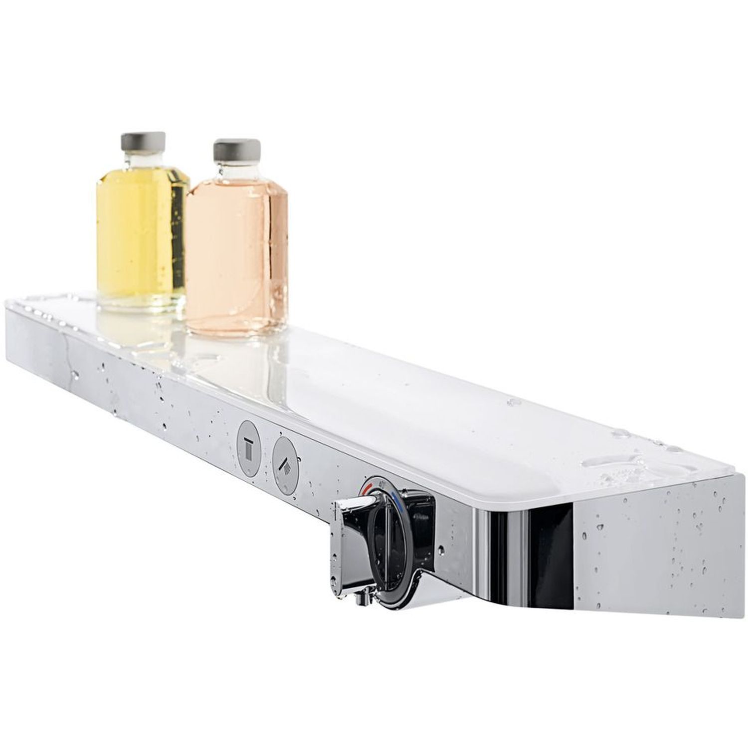 Смеситель для душа термостатический Hansgrohe ShowerTablet Select 13184400, белый/хром