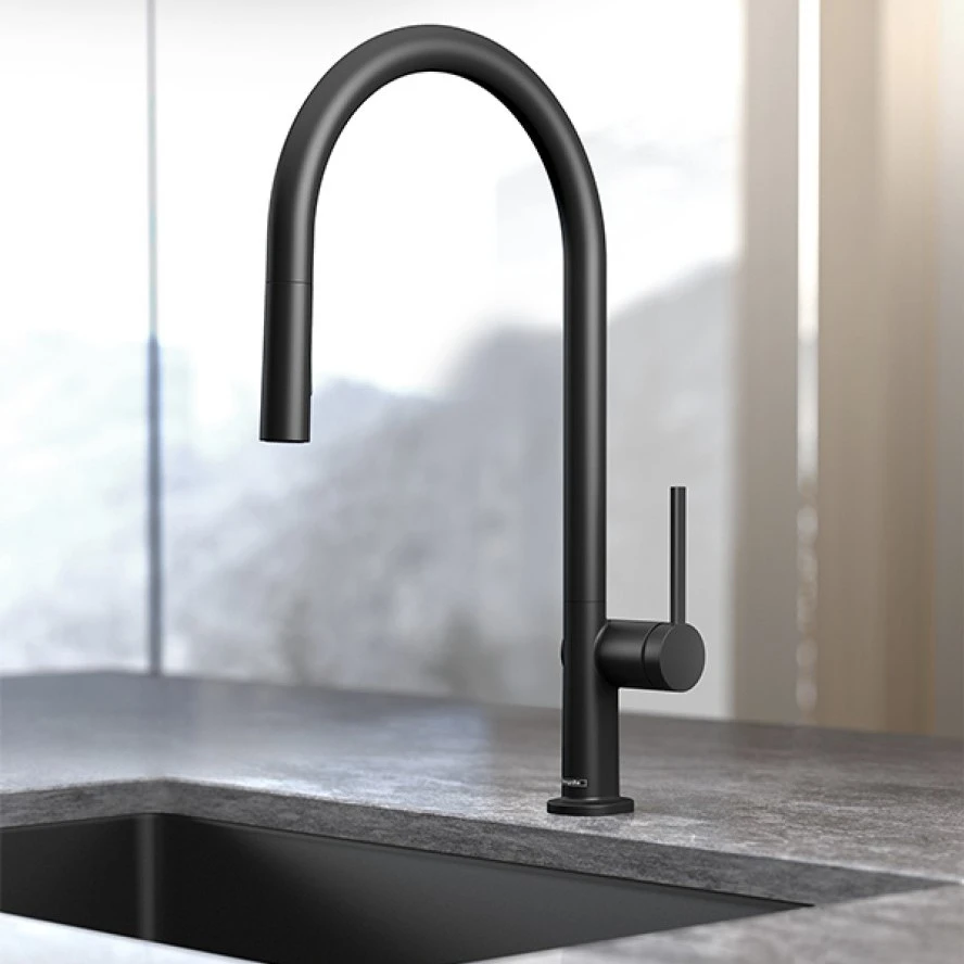 Смеситель для кухни Hansgrohe Talis M54 72802670, черный матовый