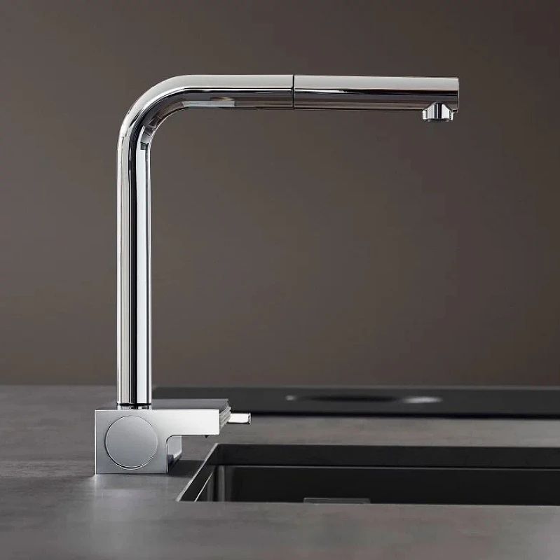 Смеситель для кухни Hansgrohe Aquno Select M81 73836000, хром
