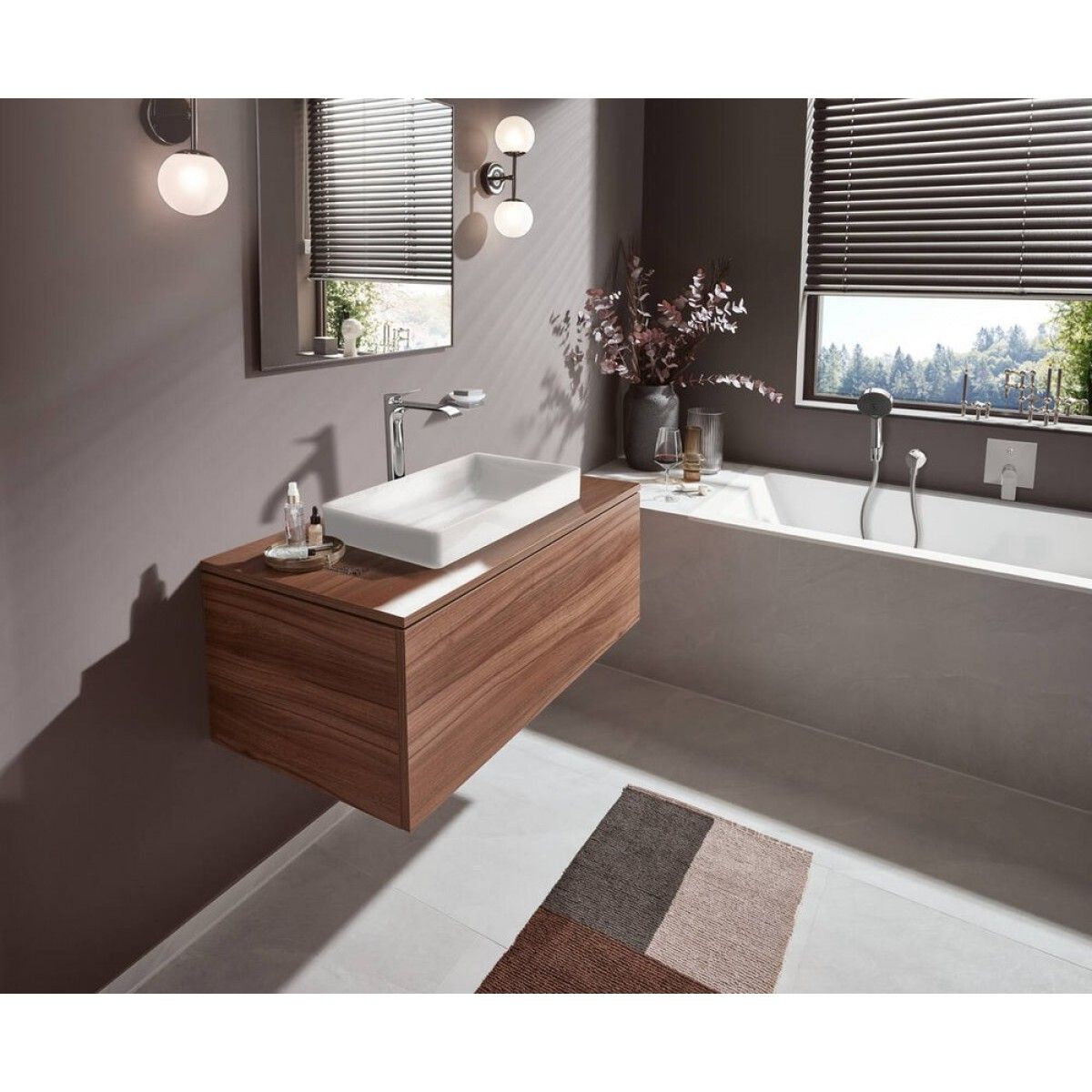Смеситель для раковины Hansgrohe Vivenis 250 75040000 (с донным клапаном), хром