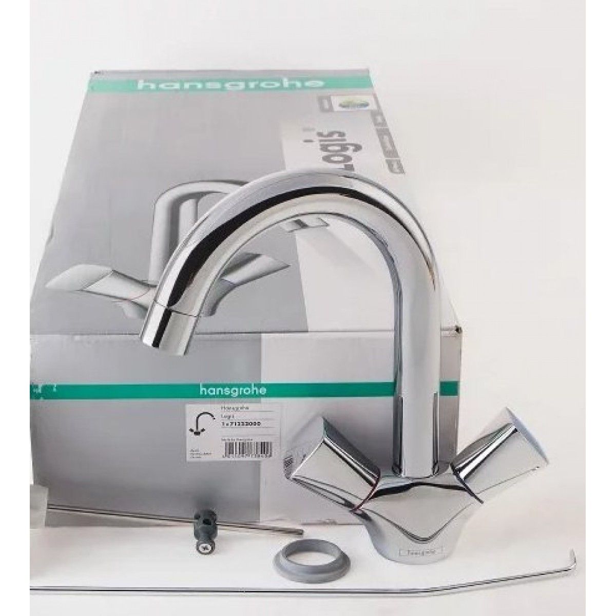 Смеситель для раковины Hansgrohe Logis 71222000 (с донным клапаном)