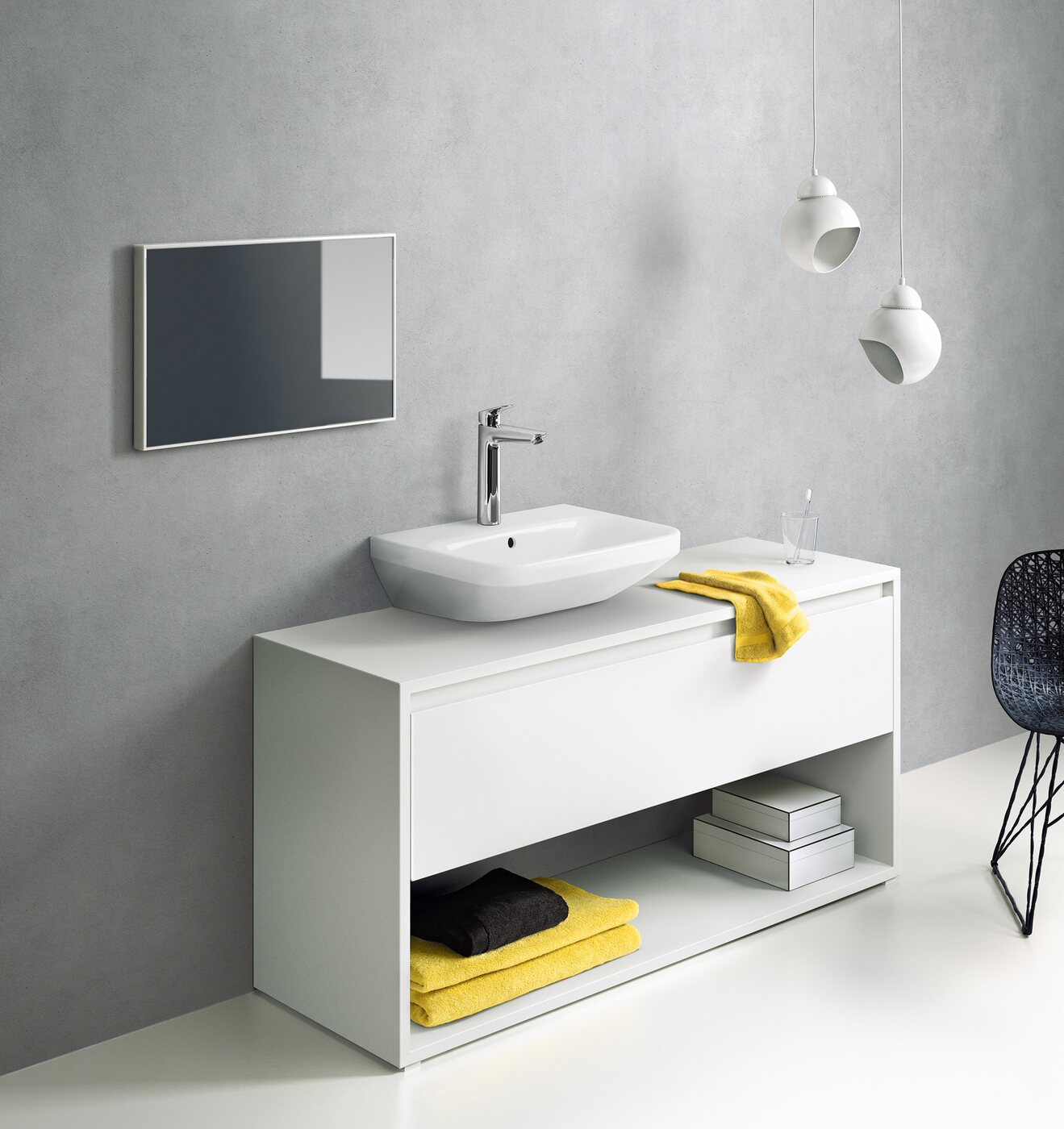 Смеситель для раковины Hansgrohe Logis 71090000 (с донным клапаном)
