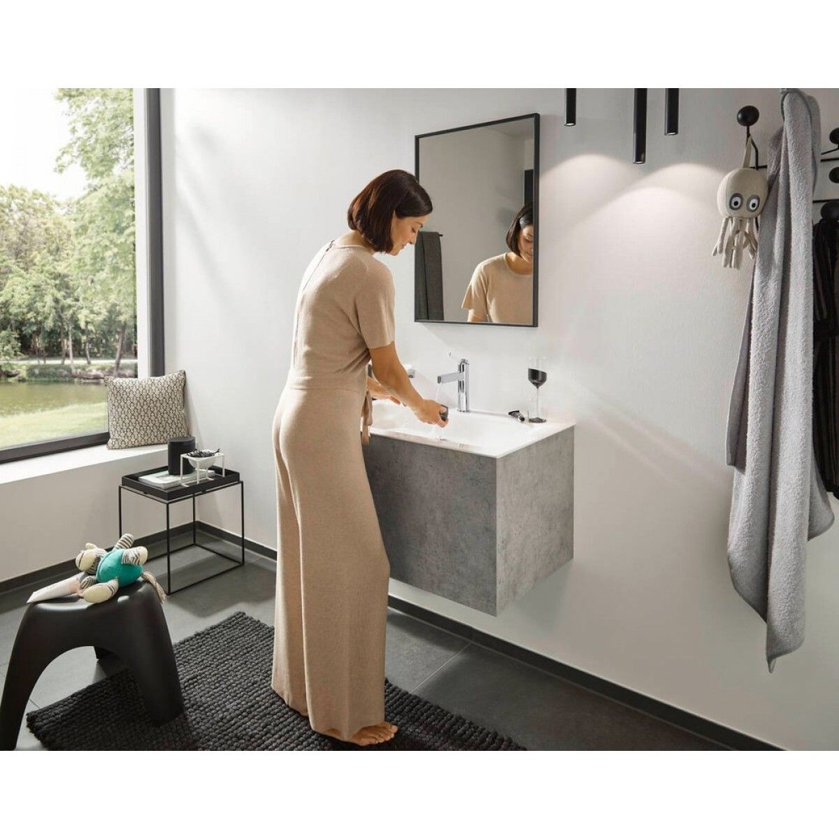 Смеситель для раковины Hansgrohe Finoris 110 76020000, хром