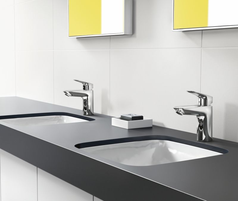 Смеситель для раковины Hansgrohe Logis 71100000 (с донным клапаном), хром