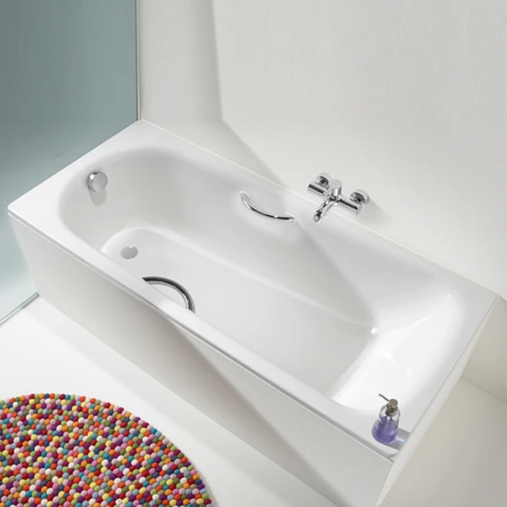 Ванна стальная Kaldewei Saniform Plus Star 336 133600013001 170x75 (EasyClean+отв.под ручки), белый