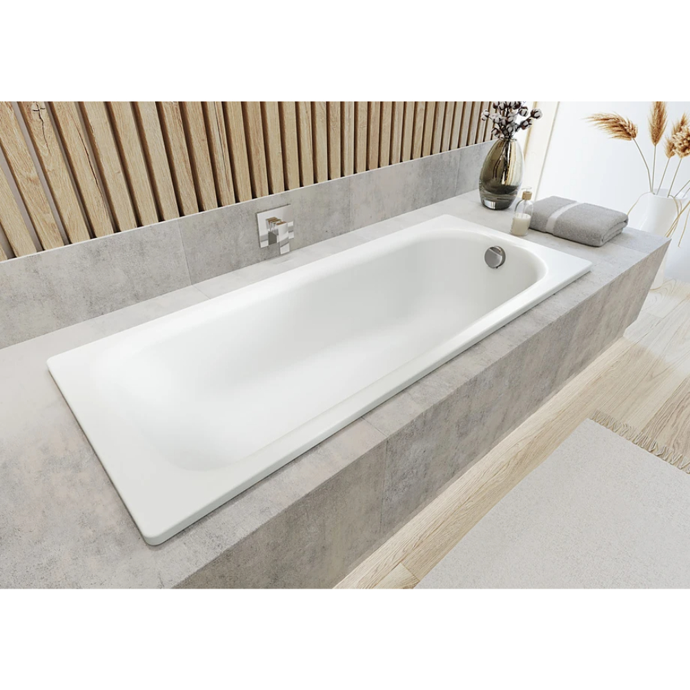 Ванна стальная Kaldewei Saniform Plus 373-1 112600010001 170x75 см (без опоры и покрытия), белый