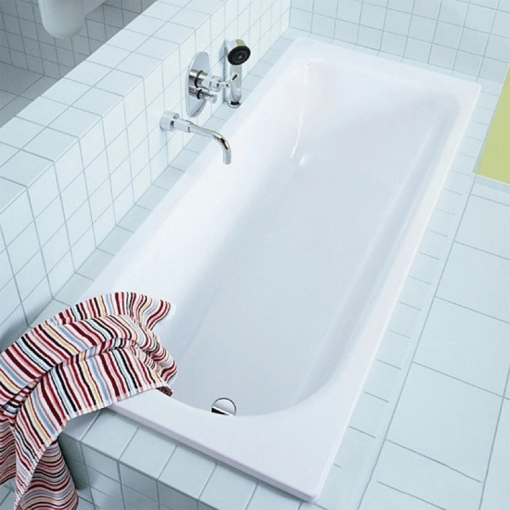 Ванна стальная Kaldewei Saniform Plus 111830003001 170x70 см (EasyClean+Anti-Slip, без опоры), белый