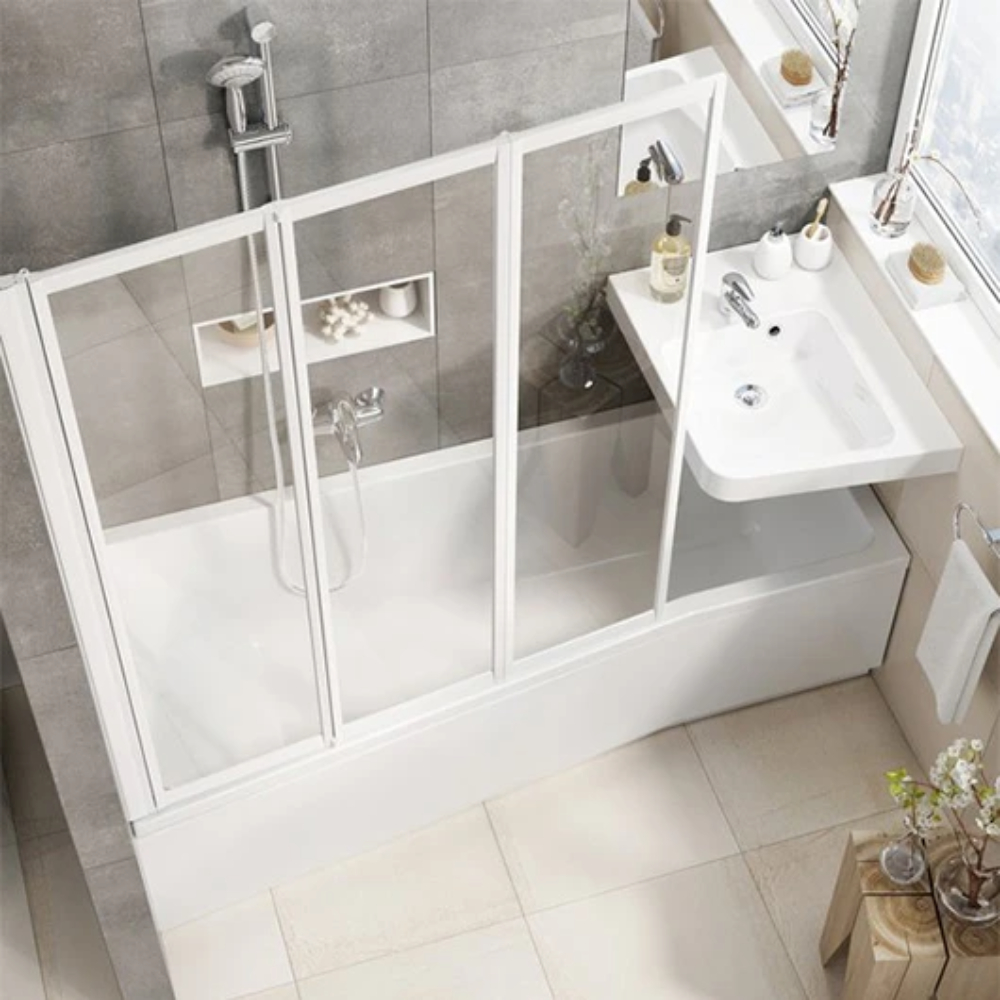 Ванна акриловая асимметричная Ravak BeHappy II C951000000 R 170x75 см правая (без опоры), белый
