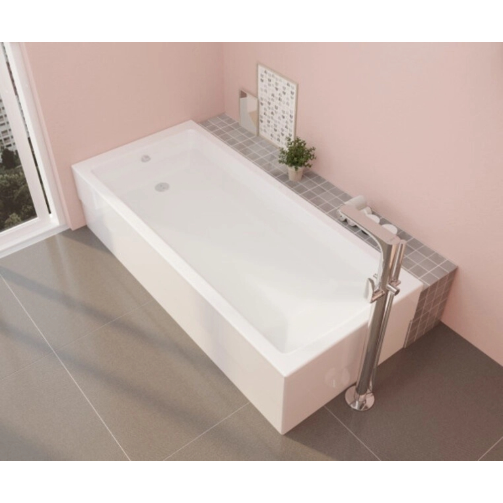 Ванна акриловая VitrA Neon 55840001000 180x80 см (без опоры), белый