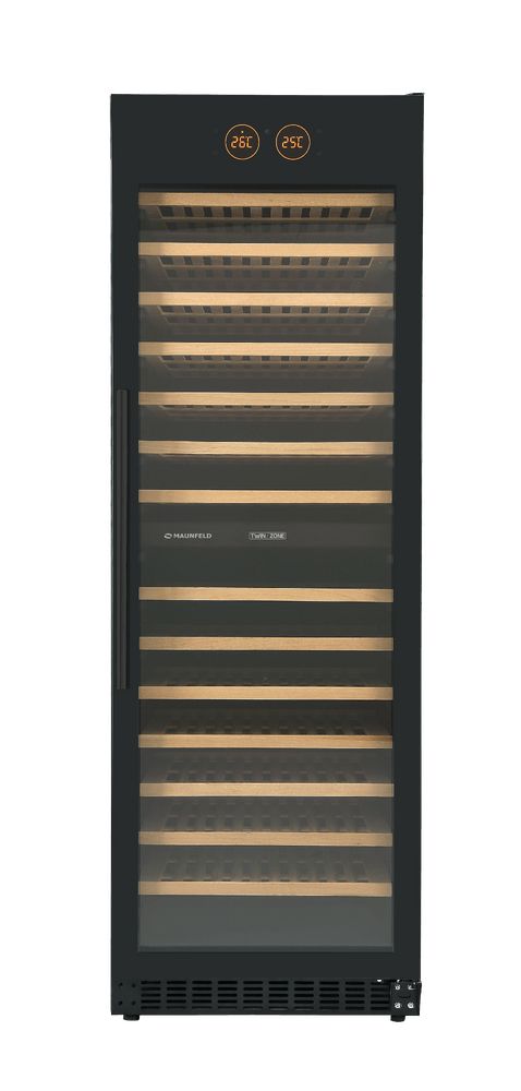 Винный шкаф встраиваемый MAUNFELD MBWC-415D171, черный