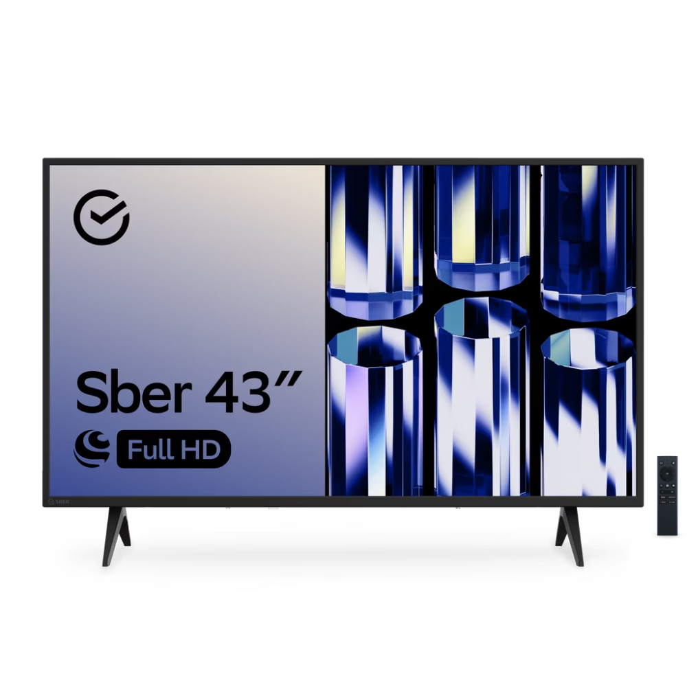 Телевизор Sber SDX-43F2010B, черный