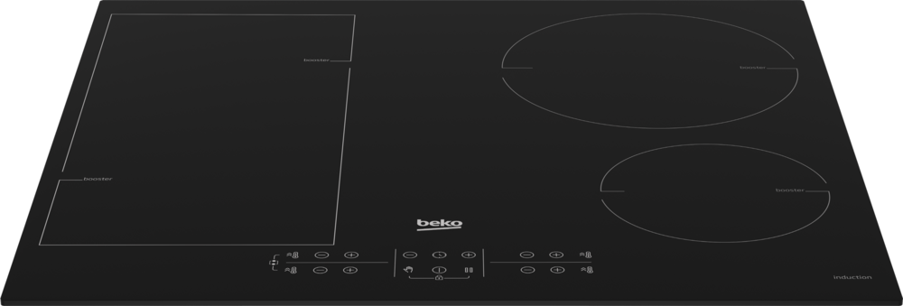 Варочная панель индукционная Beko BHI6420KFBB, черный