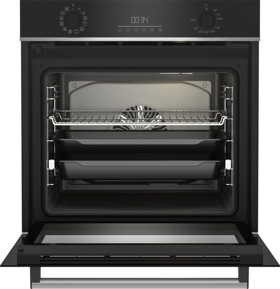 Духовой шкаф электрический Beko BIOM1532KBNCS, черный