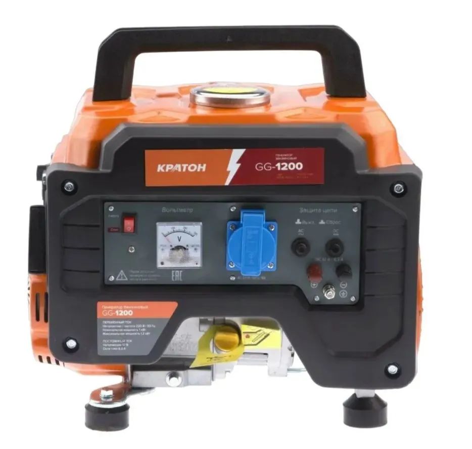 Генератор бензиновый Кратон GG-1200 1.2кВт
