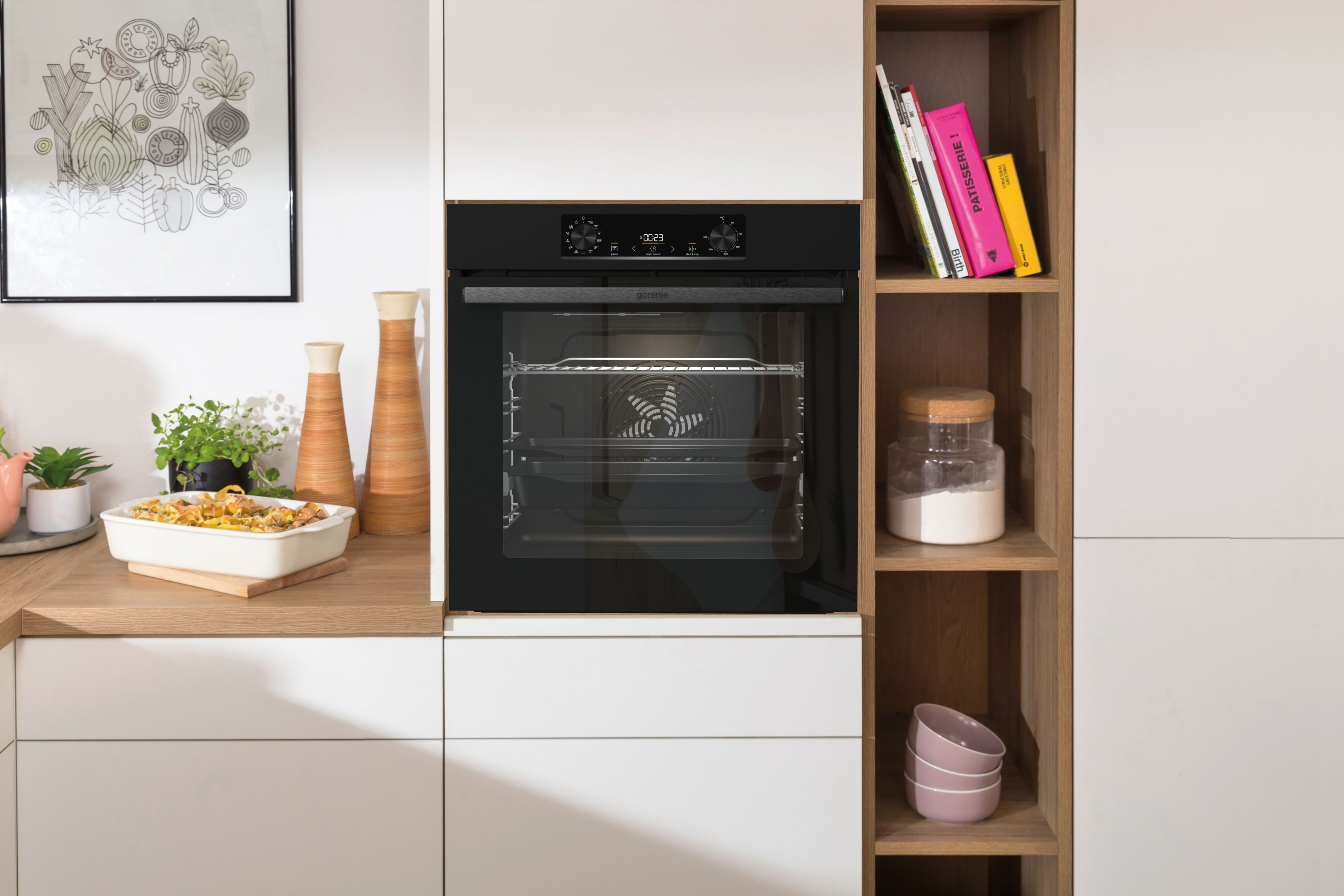 Духовой шкаф электрический Gorenje BOS6737E06B, черный