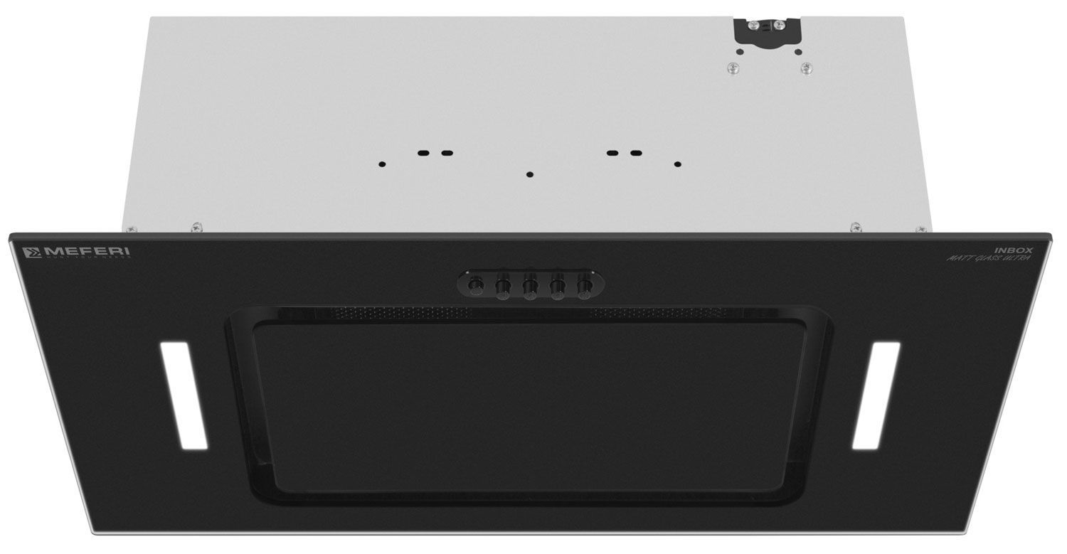 Вытяжка встраиваемая Meferi INBOX60BK GLASS ULTRA, черный