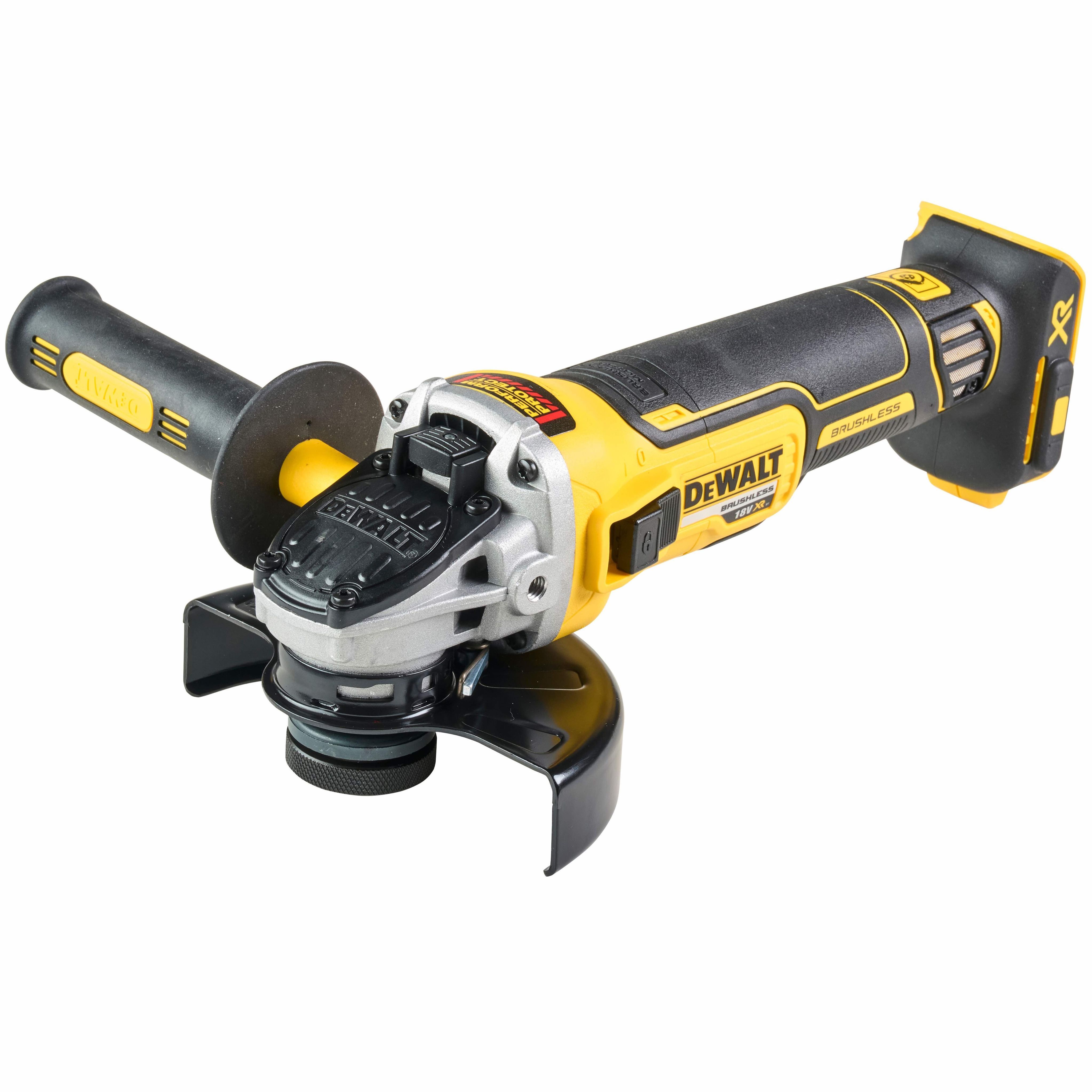 Угловая шлифмашина (болгарка) аккумуляторная DeWALT DCG405P3-QW (кейс, с 3 АКБ и ЗУ)