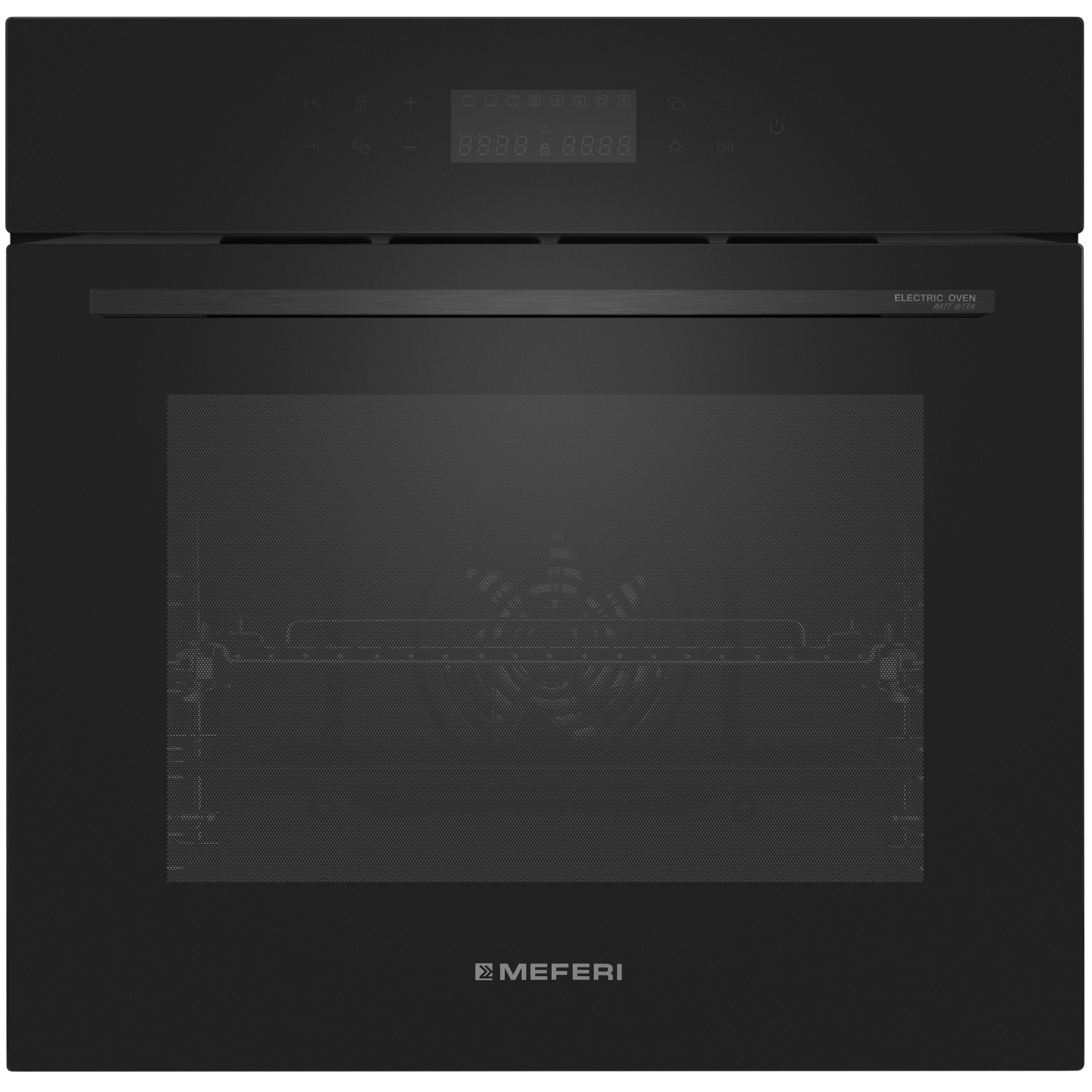 Духовой шкаф электрический Meferi MEO6010BK MATT ULTRA, черный матовый
