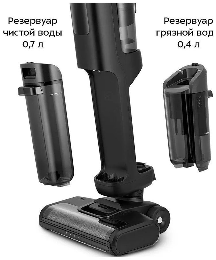 Пылесос вертикальный моющий Kitfort KT-5268, черный