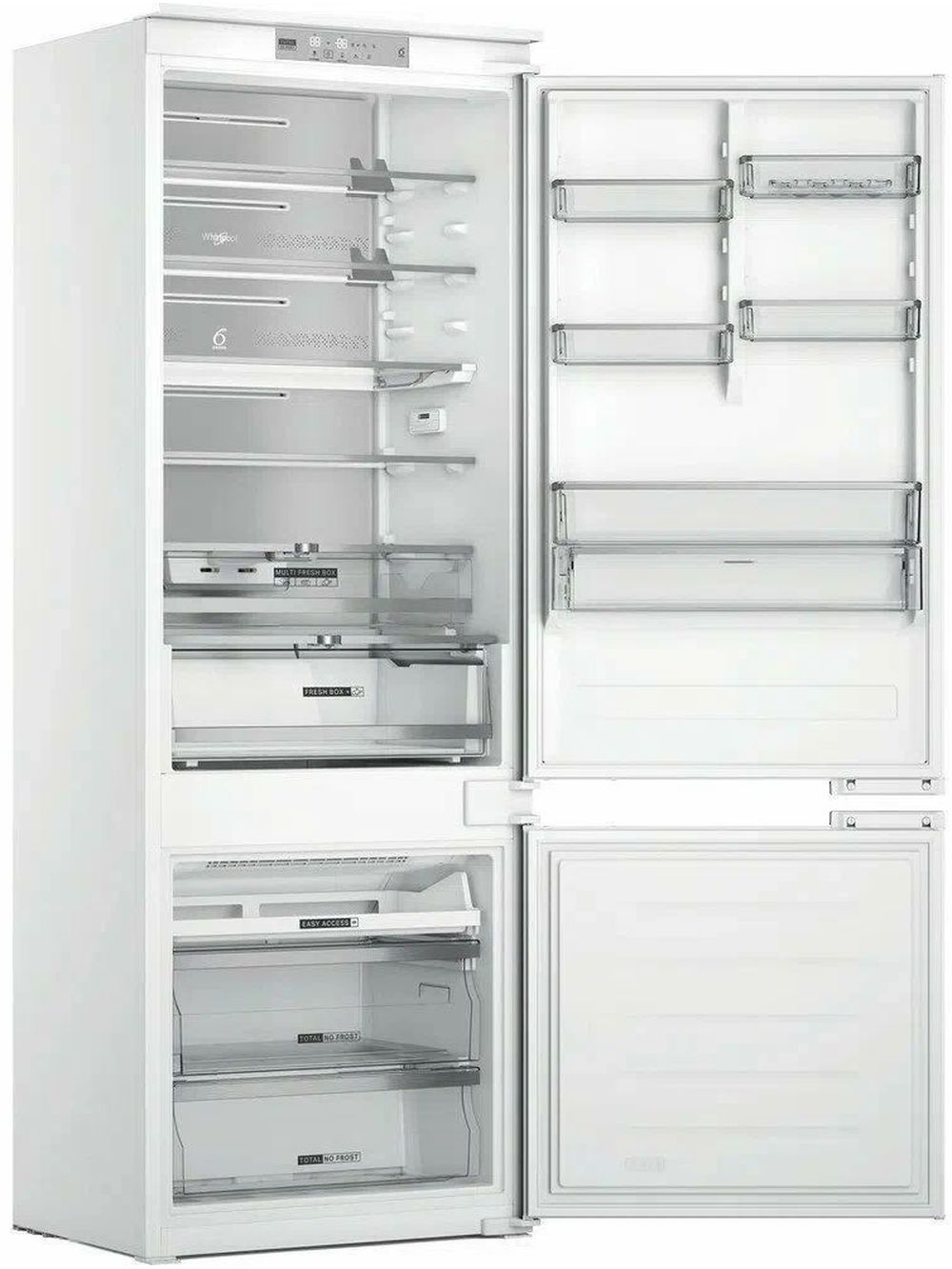 Холодильник встраиваемый Whirlpool WHSP70T241P, белый