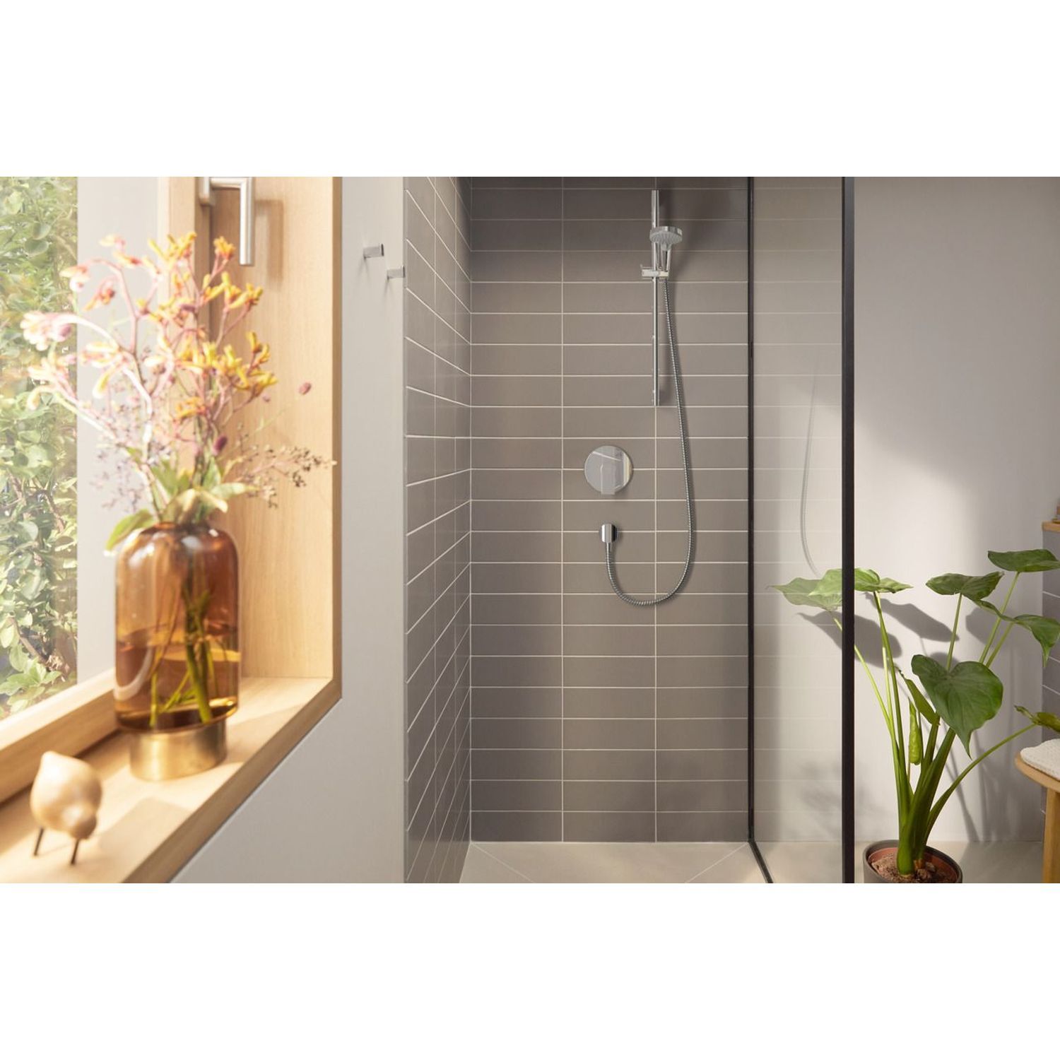 Смеситель для душа Hansgrohe 72668000S Rebris (с внутренней частью), хром