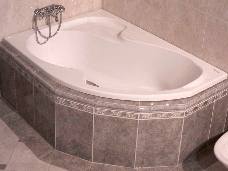 Ванна акриловая угловая Ravak Rosa I CI01000000 L 140x105 см левая (без опоры), белый