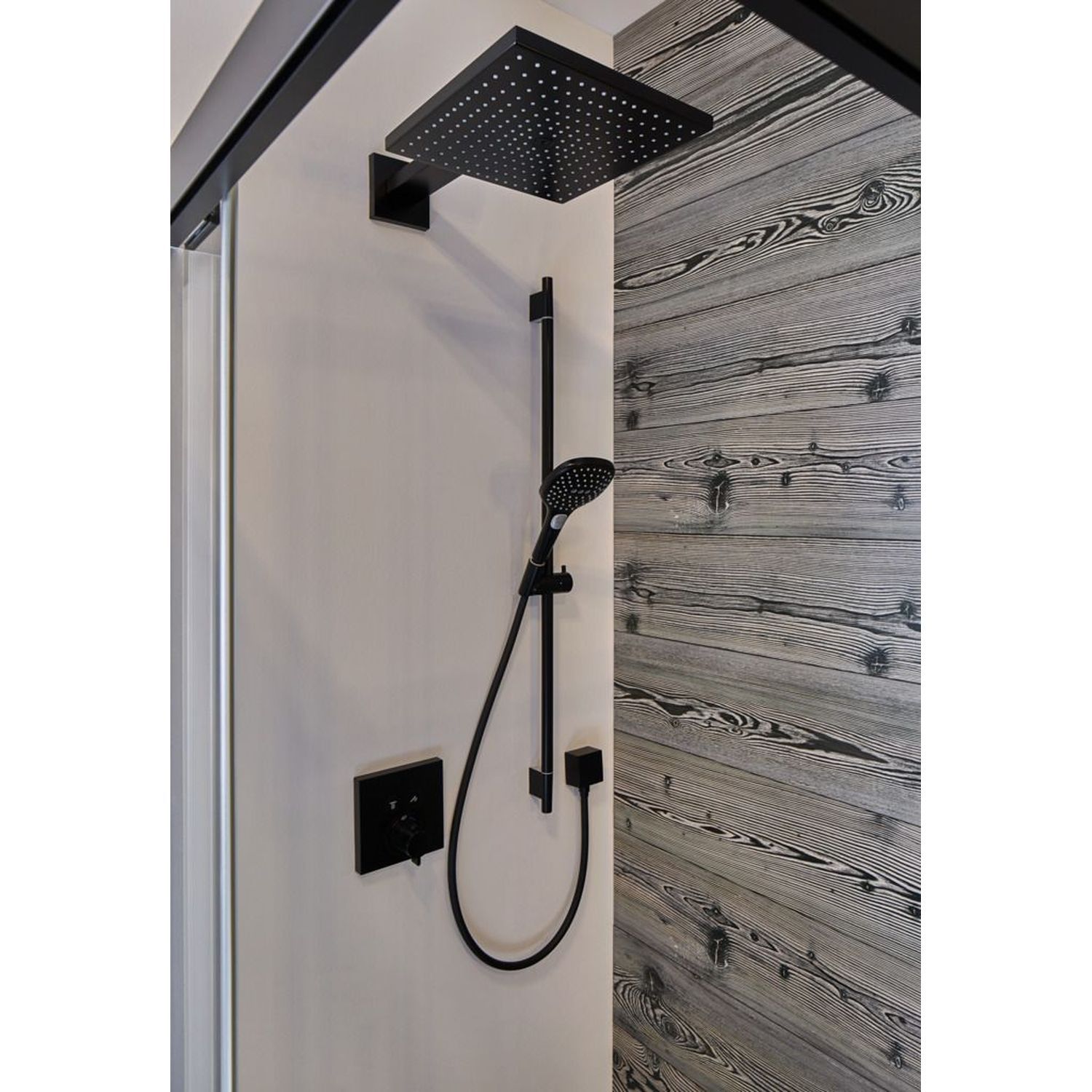 Верхний душ Hansgrohe Raindance Air 26238670, черный