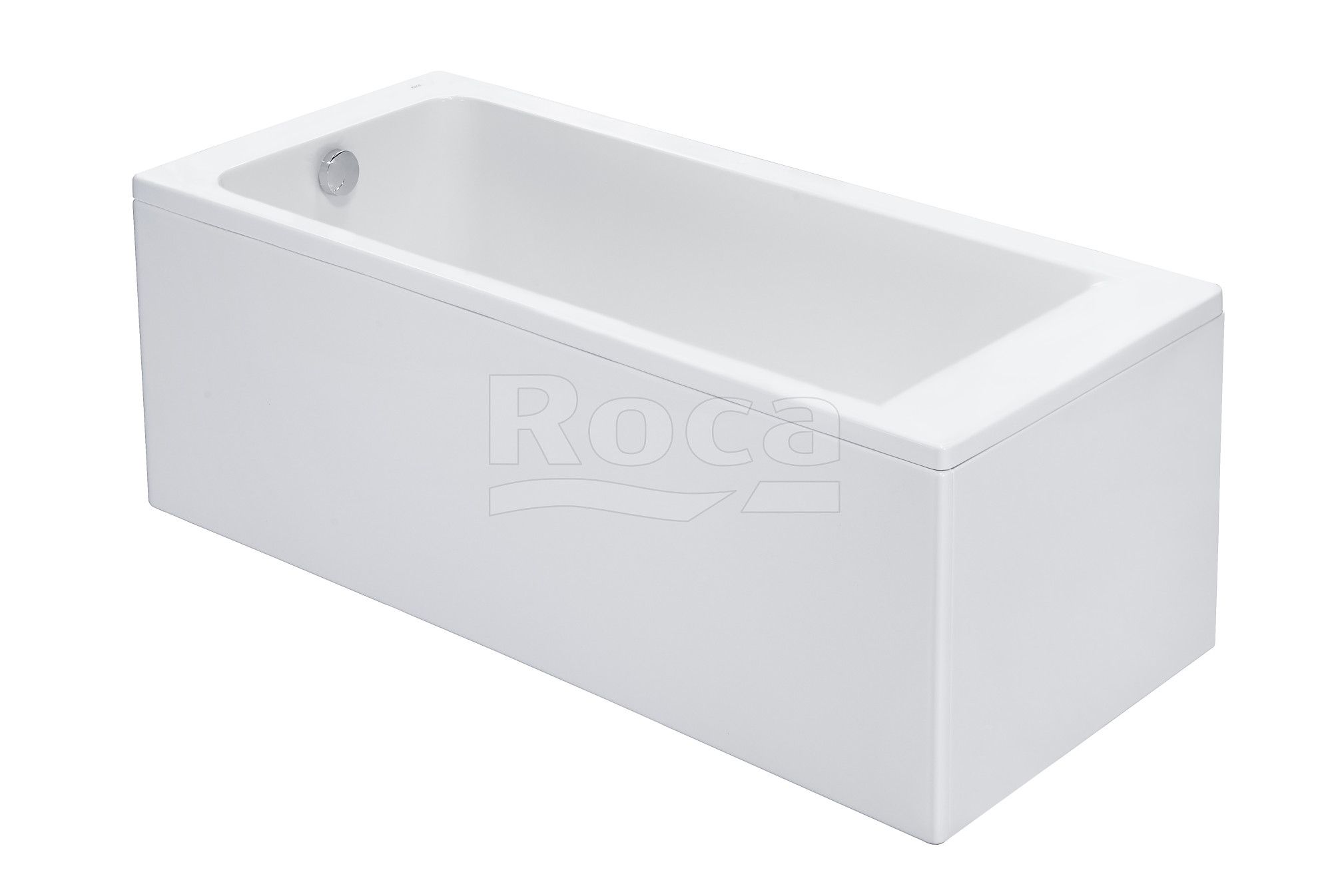 Ванна акриловая Roca Easy ZRU9307624.KAR 170x80 см (с монтаж. комплектом ZRU9307625), белый