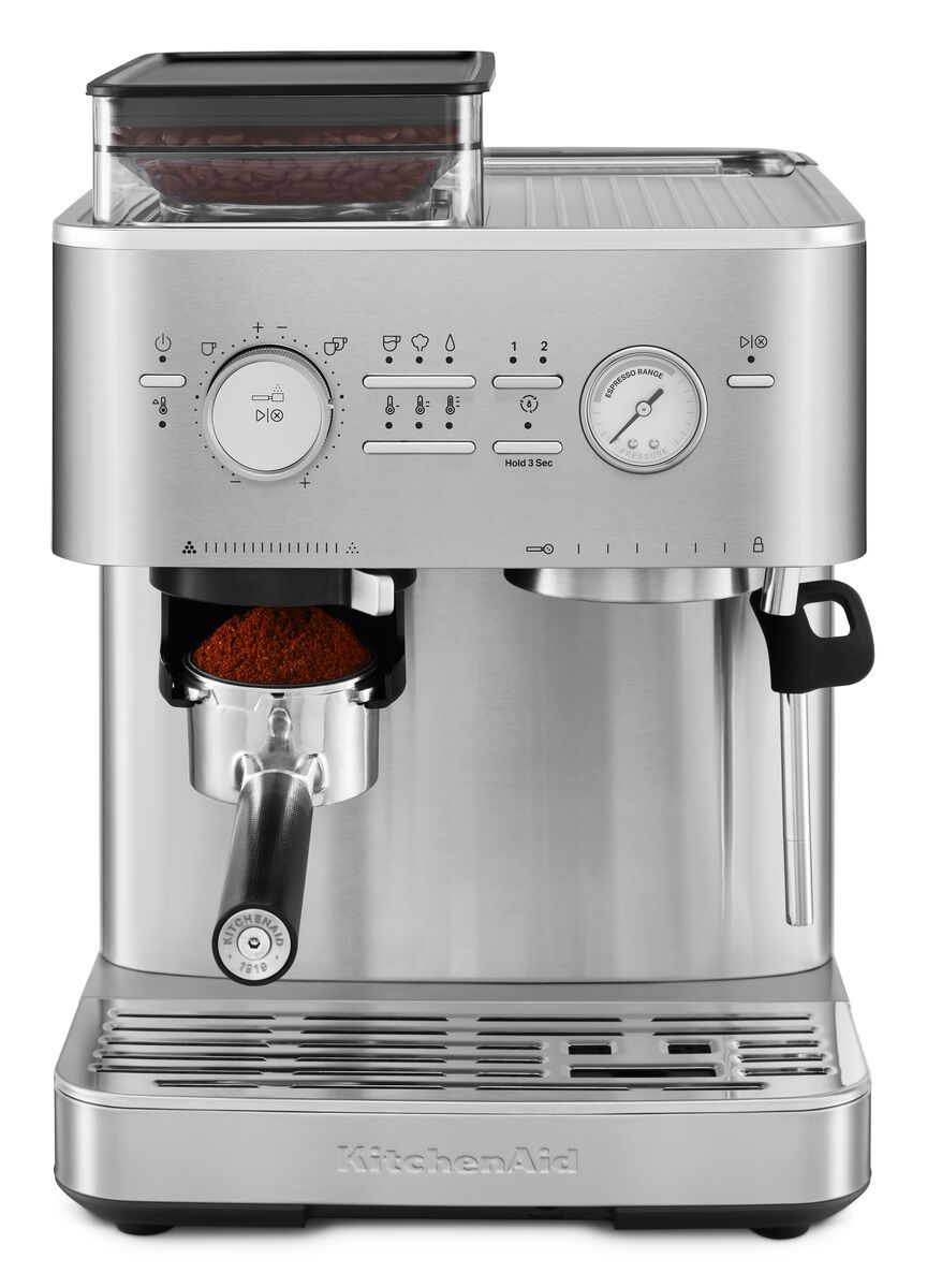 Кофемашина полуавтоматическая KitchenAid 5KES6551ESX, нержавеющая сталь