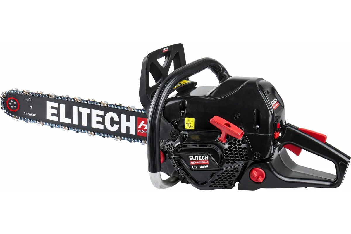 Пила цепная бензиновая ELITECH HD CS 7449F (E1611.008.00)