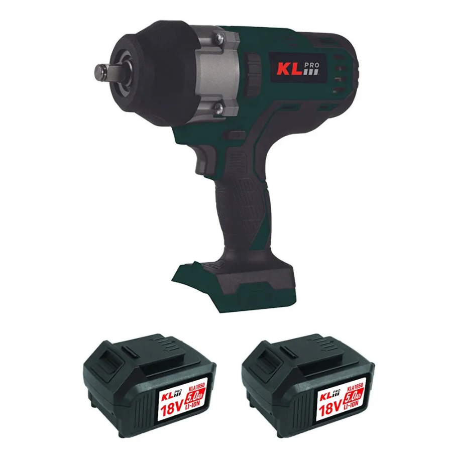 Гайковерт аккумуляторный ударный KLPRO KLSS18BHX-50 (кейс, с 2 АКБ и ЗУ)