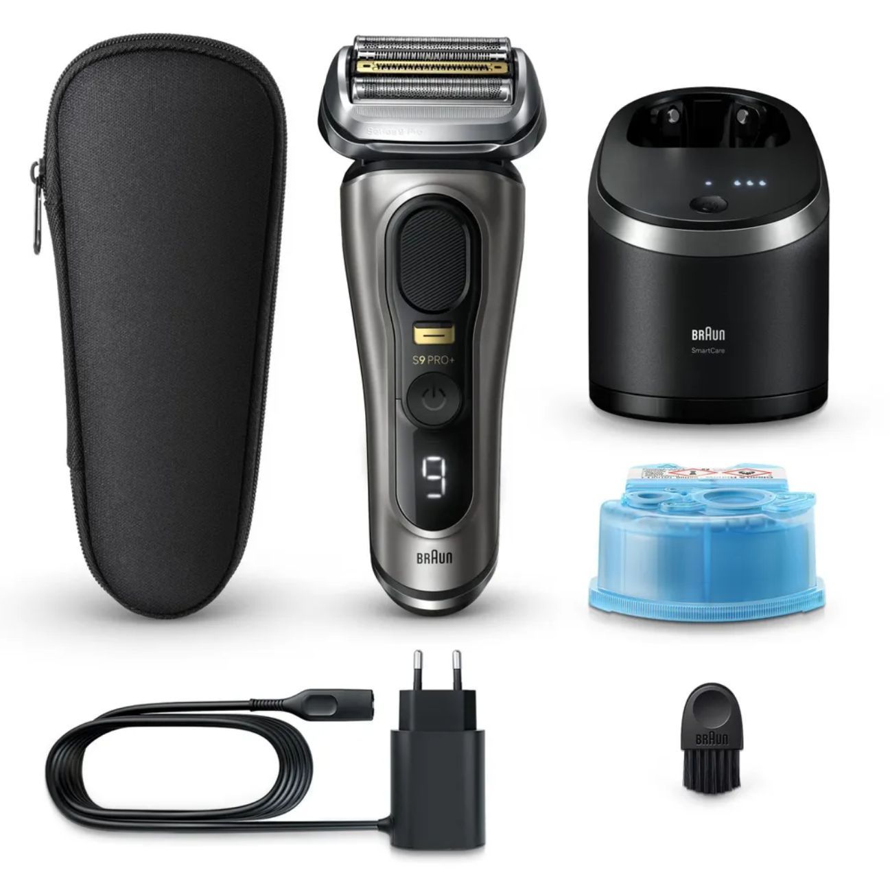 Электрическая бритва Braun S9 Pro+ 9565cc, серебристый/черный