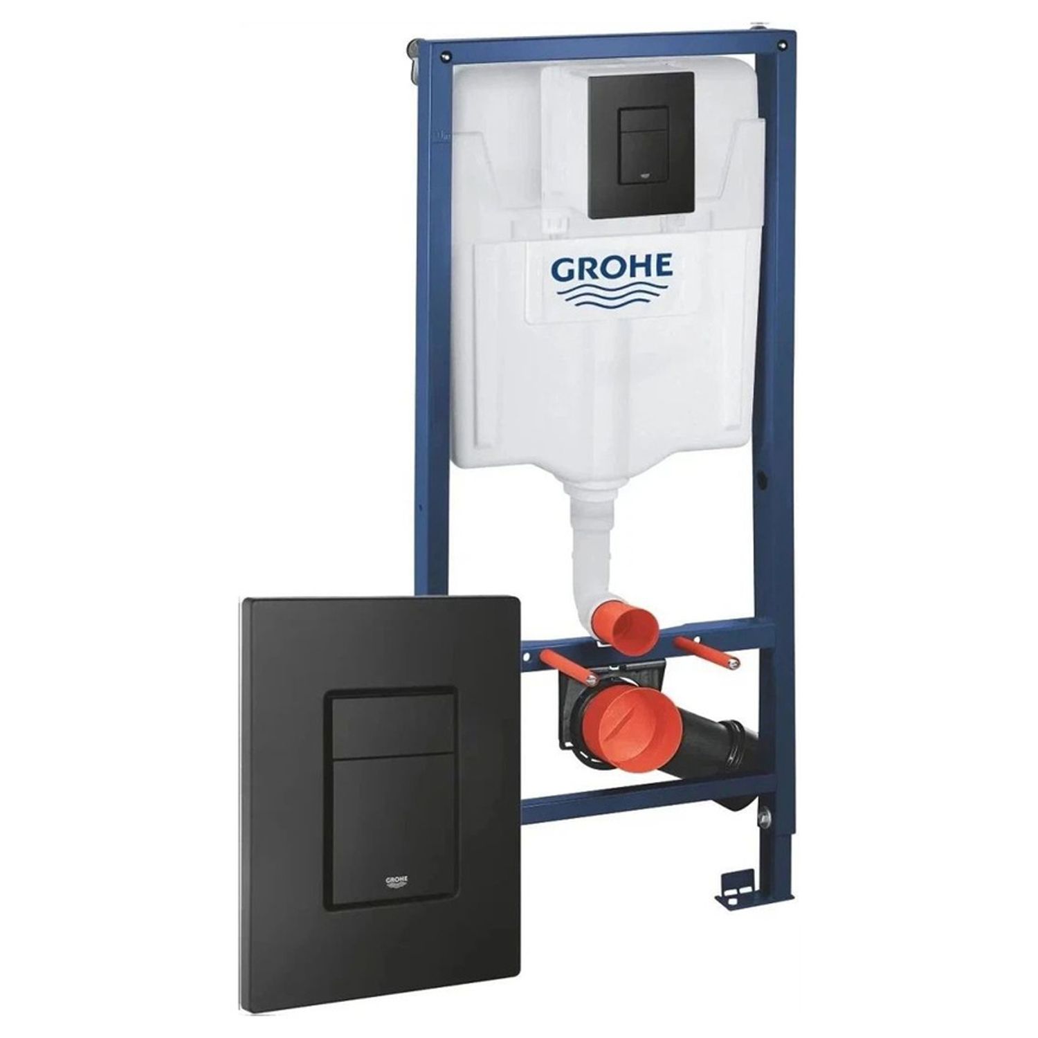 Система инсталляции для унитаза Grohe Rapid SL 38811KF0 (с кнопкой 38966KF0 черный и креплением)