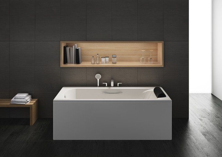Ванна акриловая Roca BeCool ZRU9302782.KAR 180x80 см (с каркасом ZRU9302786), белый
