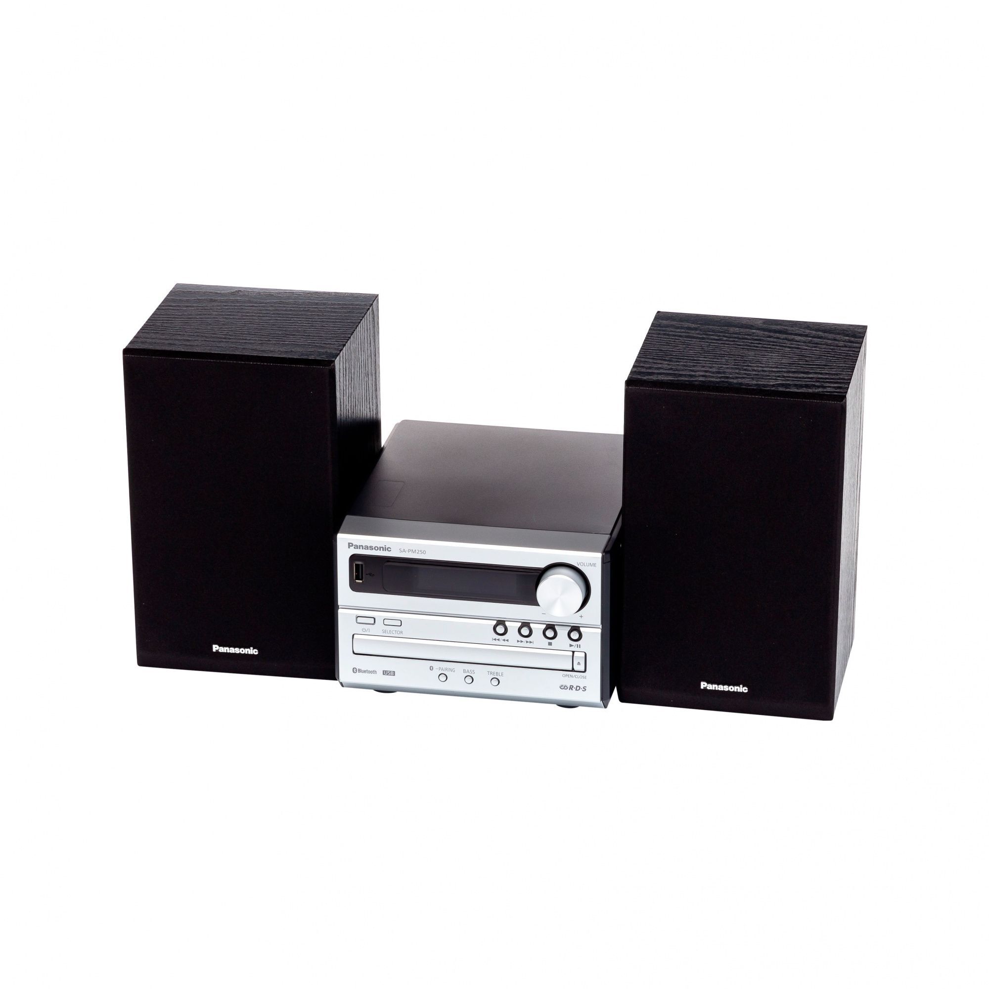 Микросистема Panasonic SC-PM250EE-S, серебристый