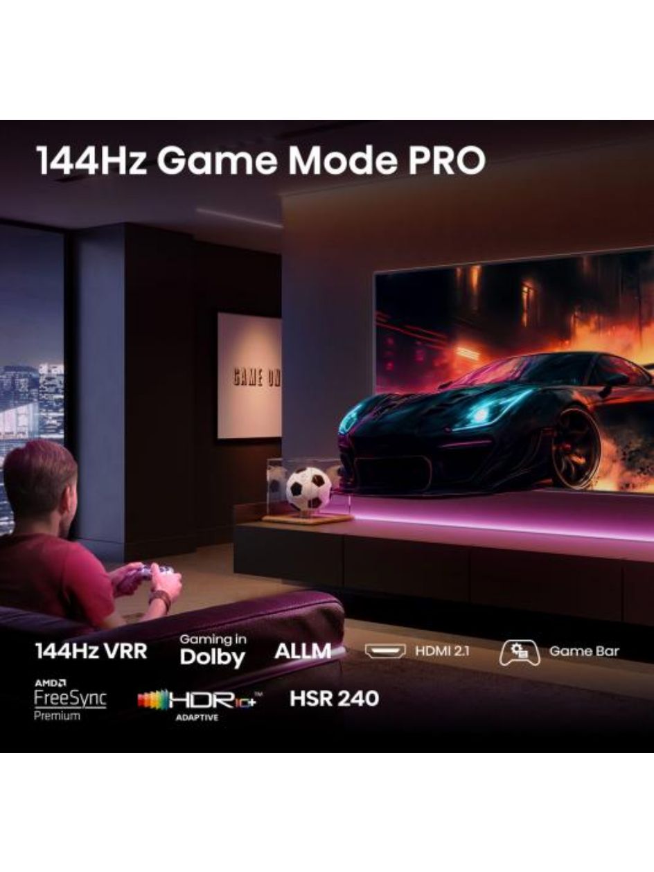 Телевизор Hisense 55E7Q PRO, черный