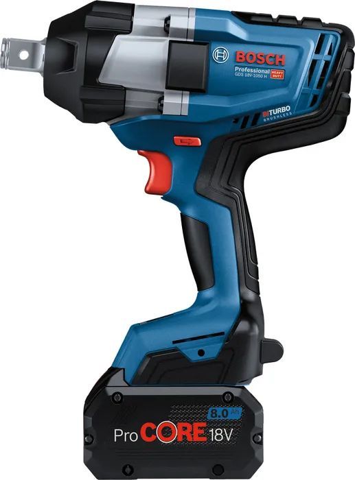 Гайковерт аккумуляторный Bosch GDS 18V-1050 H, арт 06019J8502 (кейс, с 2 АКБ и ЗУ)