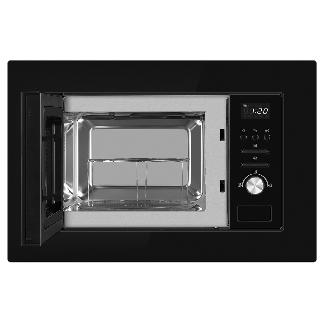 Микроволновая печь встраиваемая Weissgauff BMWO-206 Grill, черный
