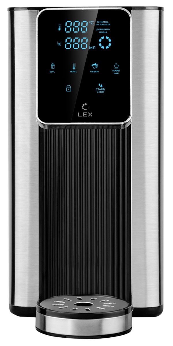 Термопот LEX LXTP 3621, черный/серебристый