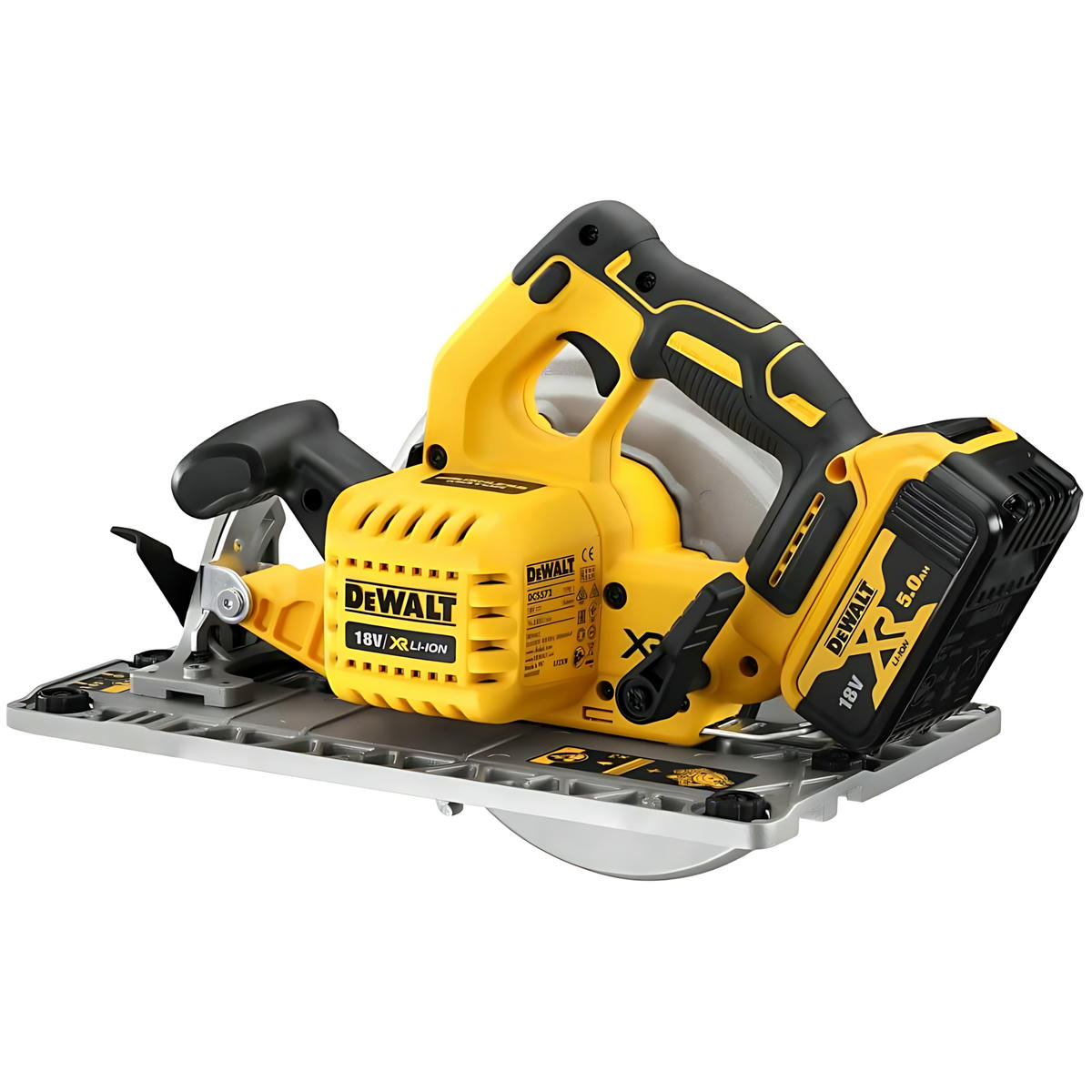 Пила циркулярная (дисковая) аккумуляторная DeWALT DCS572NT-XJ (кейс, без АКБ и ЗУ)