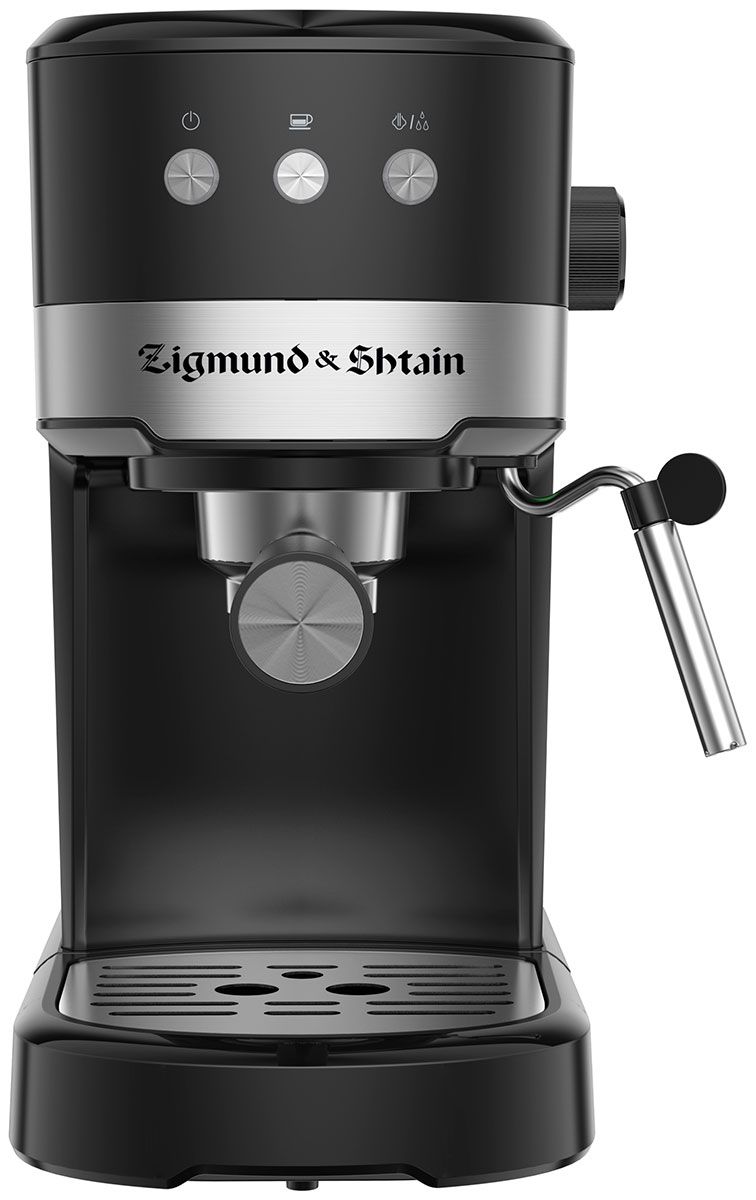 Кофеварка рожковая Zigmund & Shtain ZCM-900, черный