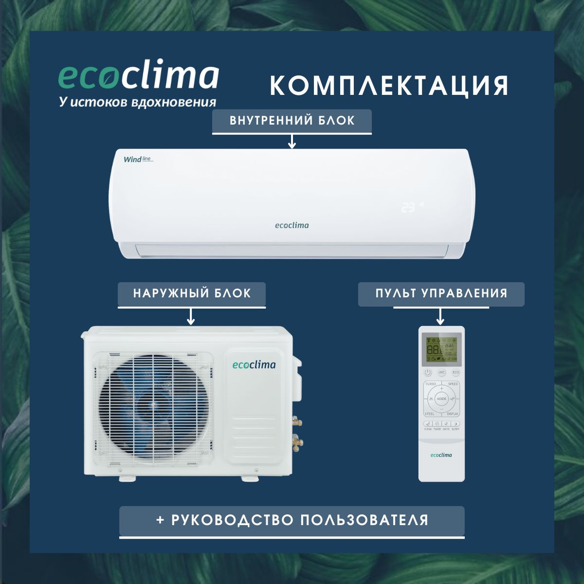 Сплит-система Ecoclima ECW-18QC / EC-18QC