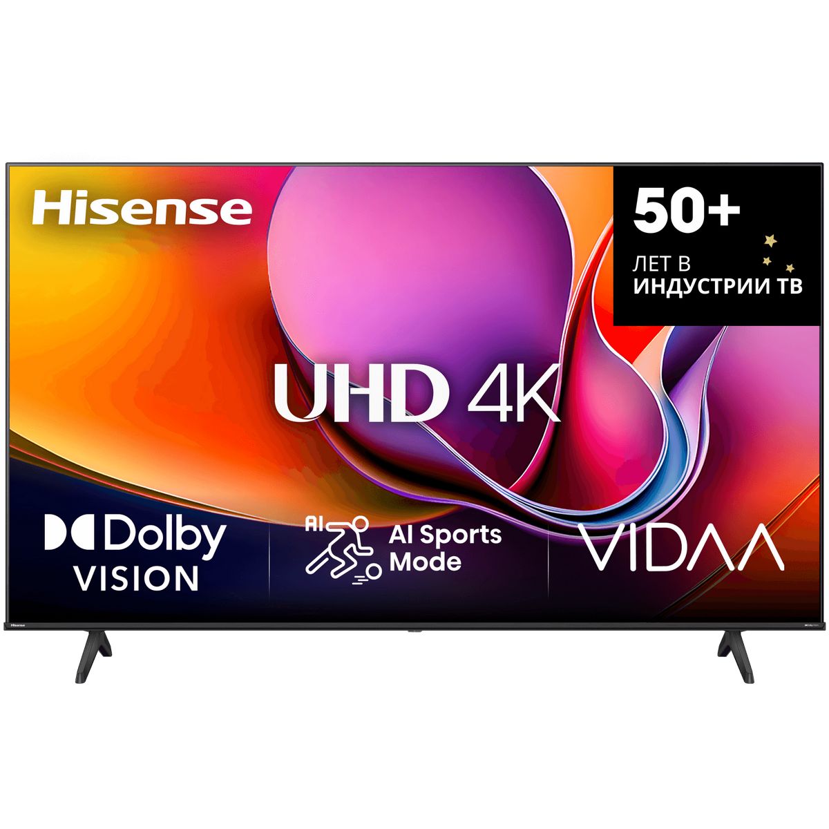Телевизор Hisense 50A6Q, черный