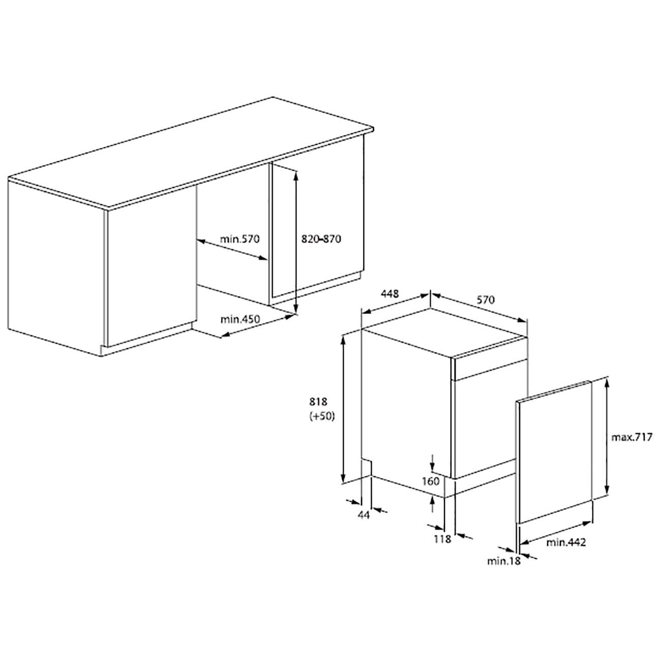 Посудомоечная машина встраиваемая Grundig GSVP4151Q