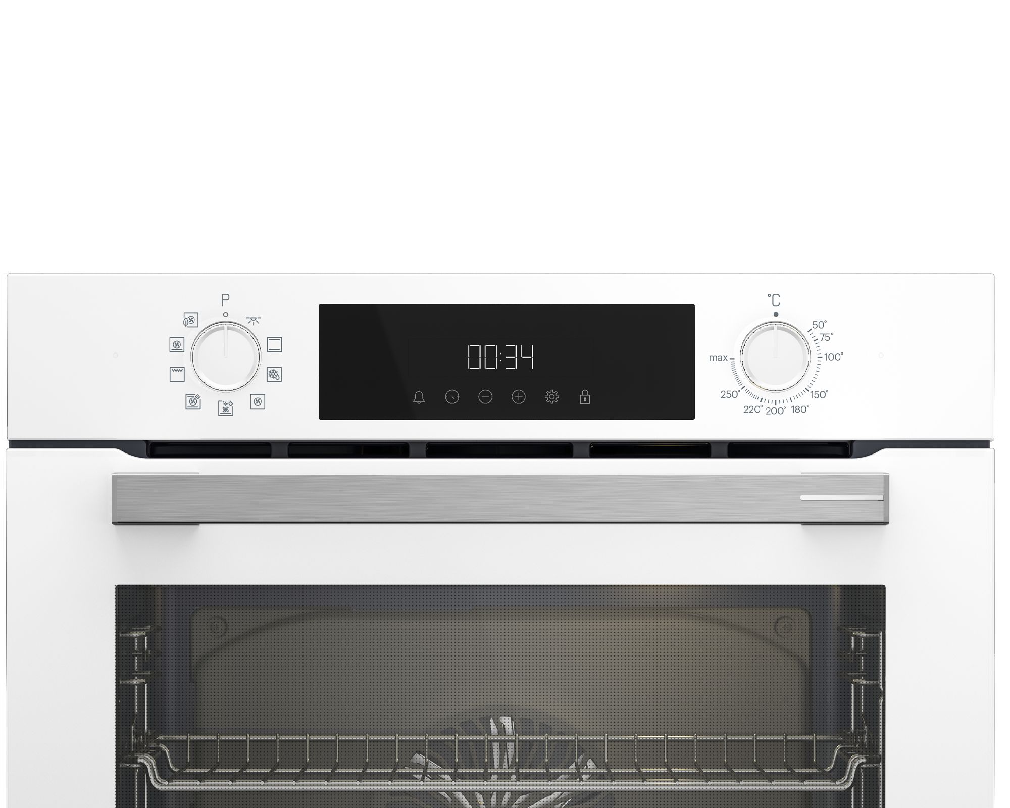 Духовой шкаф электрический Grundig GEBM12300WC, белый