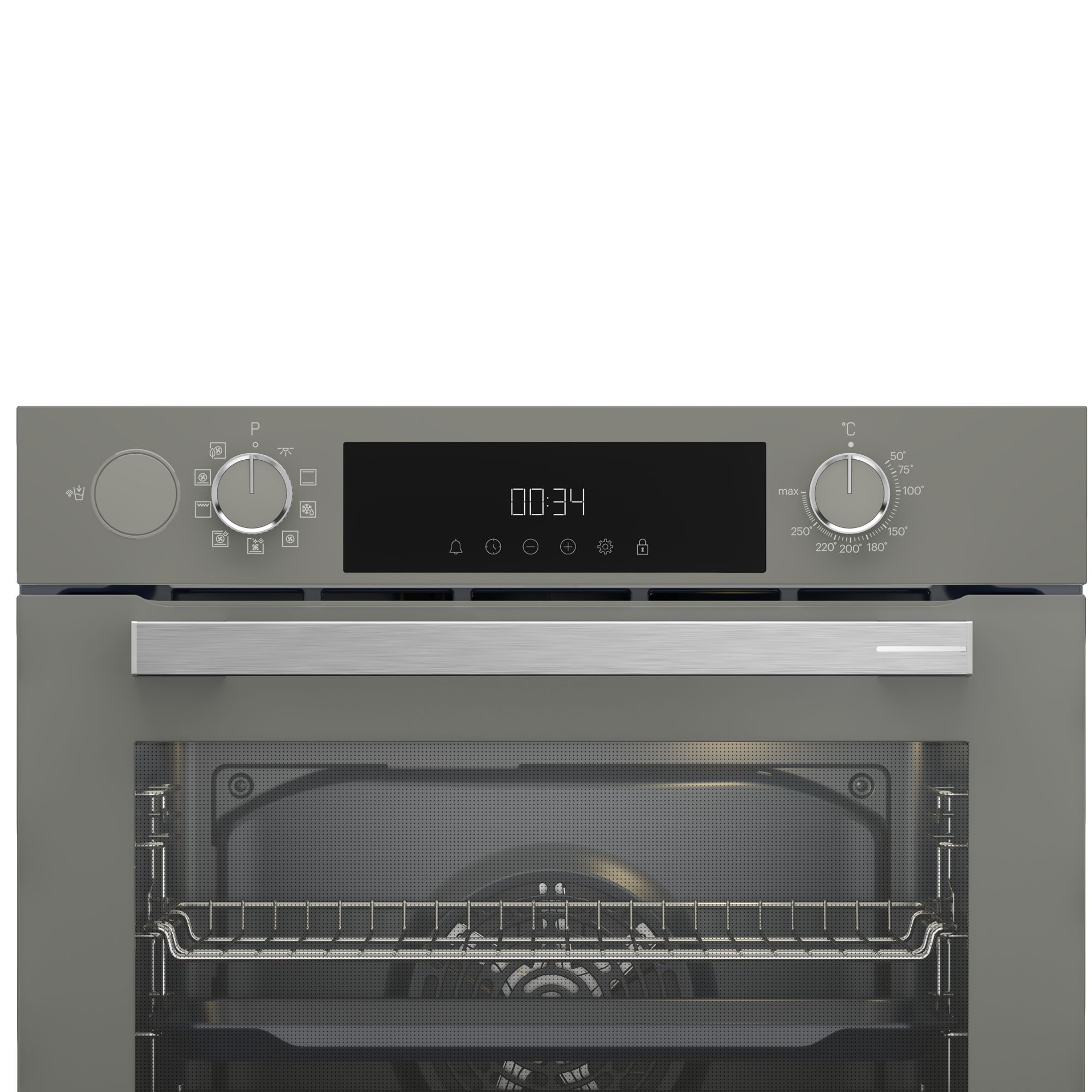 Духовой шкаф электрический Grundig GEDM12300G, серый